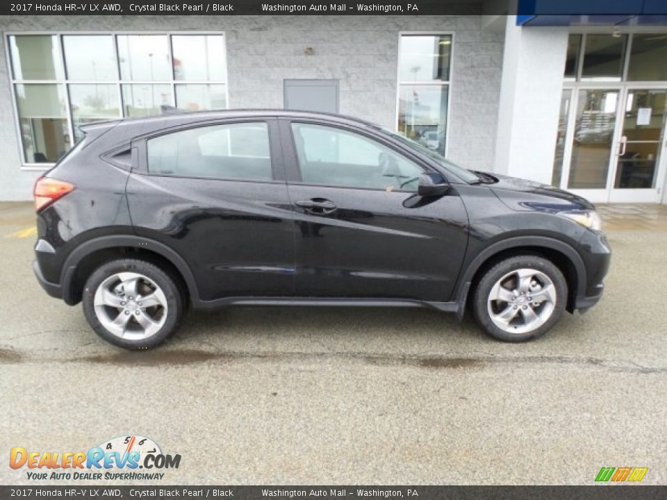 2017 Honda HR-V LX AWD Crystal Black Pearl / Black Photo #2
