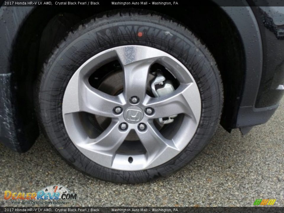 2017 Honda HR-V LX AWD Crystal Black Pearl / Black Photo #3