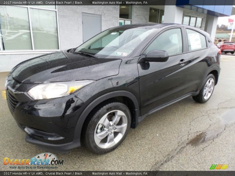 2017 Honda HR-V LX AWD Crystal Black Pearl / Black Photo #5