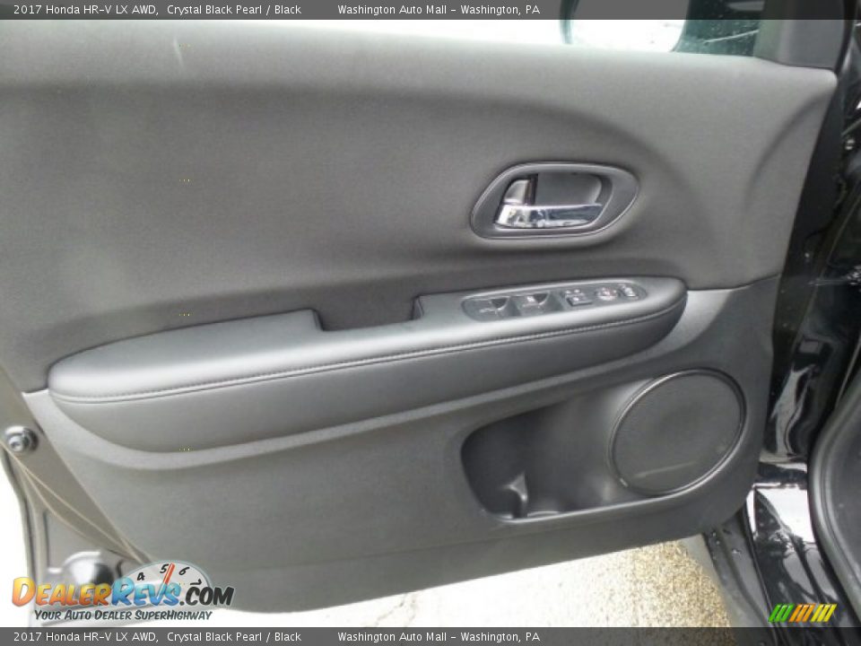 2017 Honda HR-V LX AWD Crystal Black Pearl / Black Photo #13