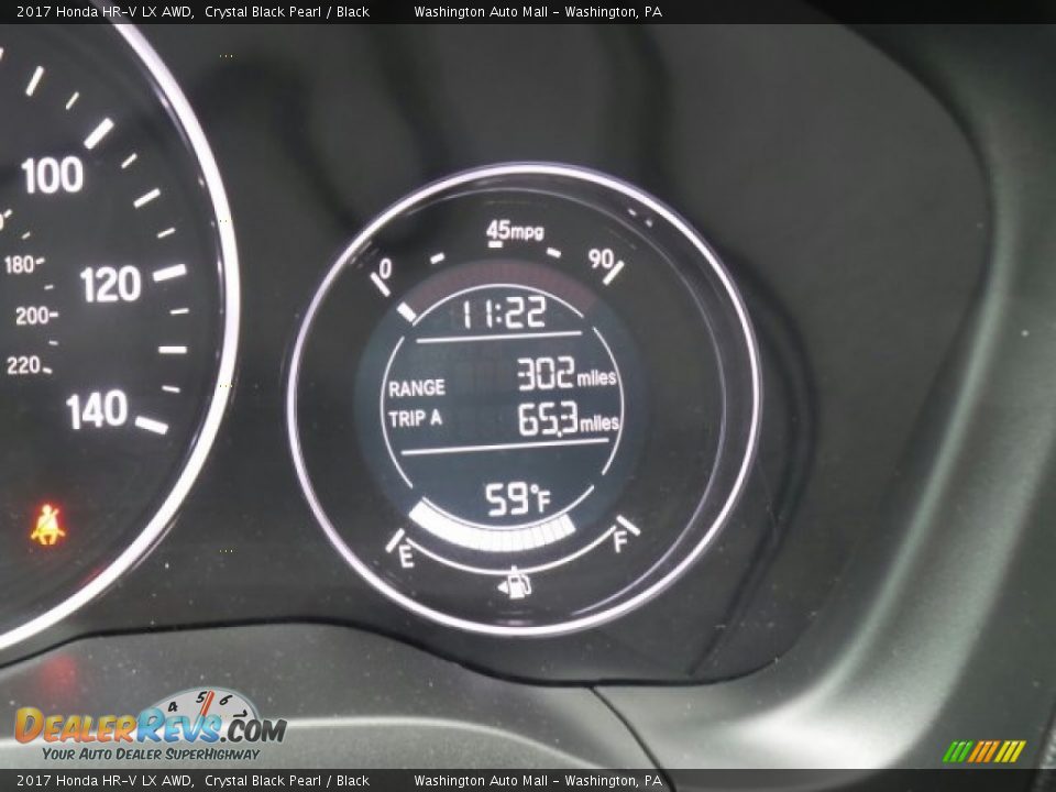 2017 Honda HR-V LX AWD Crystal Black Pearl / Black Photo #18