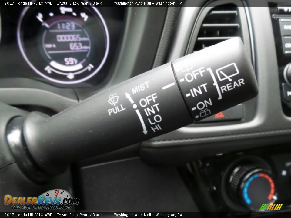 2017 Honda HR-V LX AWD Crystal Black Pearl / Black Photo #24