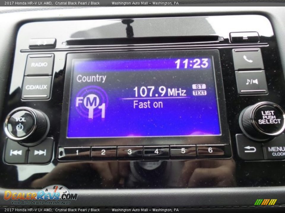 2017 Honda HR-V LX AWD Crystal Black Pearl / Black Photo #25