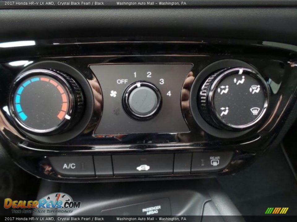 2017 Honda HR-V LX AWD Crystal Black Pearl / Black Photo #28