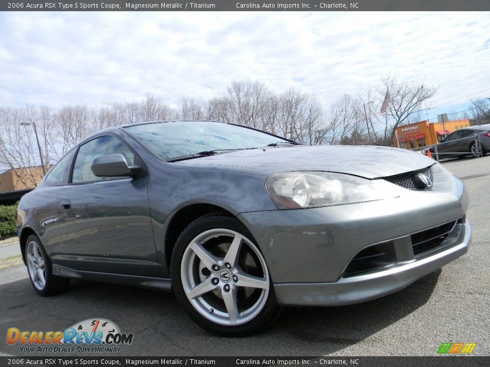 2006 Acura RSX Type S Sports Coupe Magnesium Metallic / Titanium Photo #2