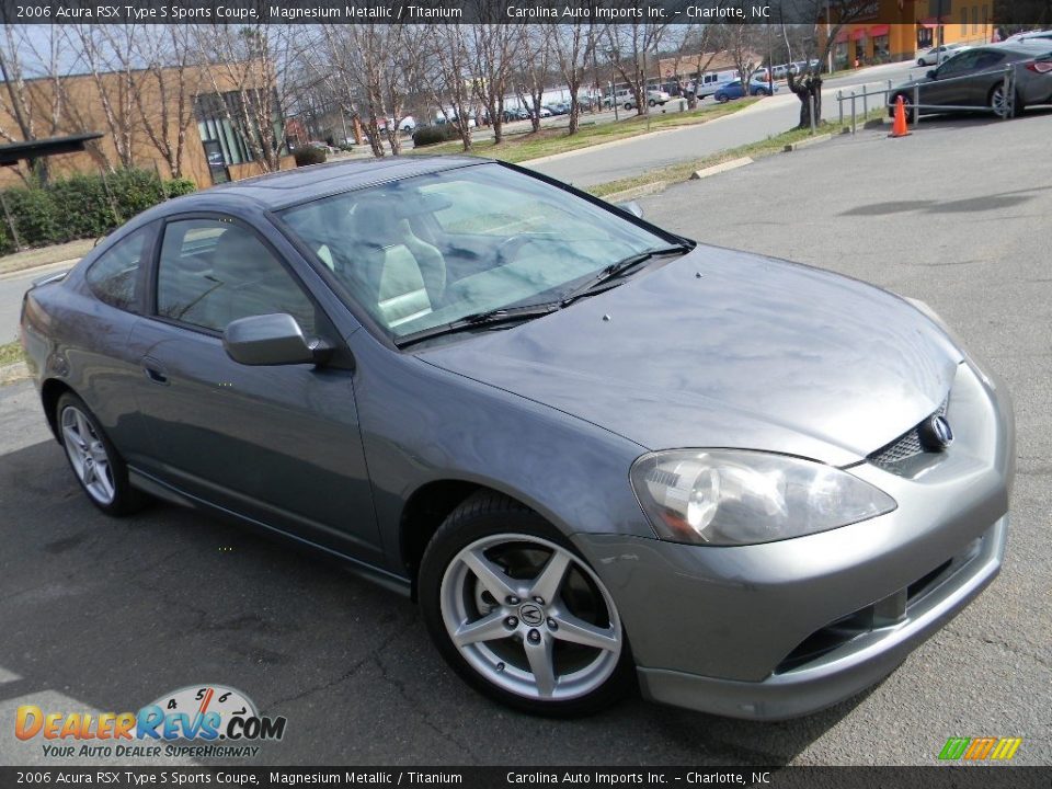 2006 Acura RSX Type S Sports Coupe Magnesium Metallic / Titanium Photo #3