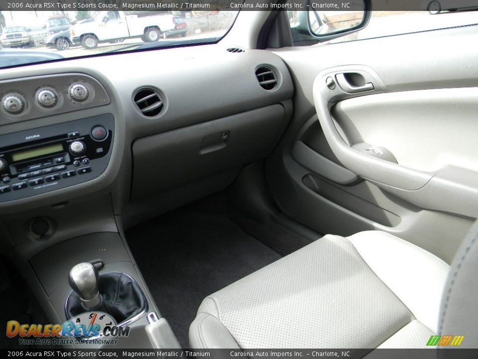 2006 Acura RSX Type S Sports Coupe Magnesium Metallic / Titanium Photo #14