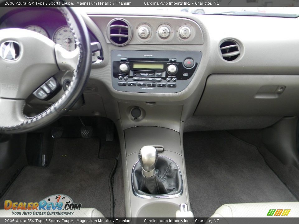 2006 Acura RSX Type S Sports Coupe Magnesium Metallic / Titanium Photo #15