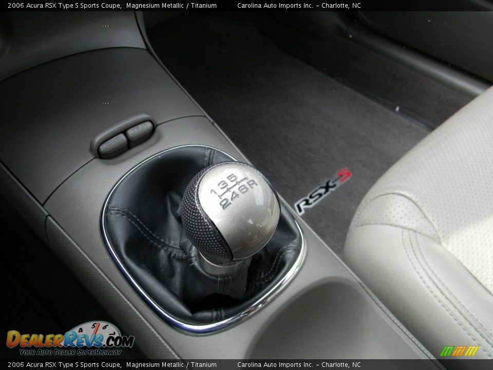 2006 Acura RSX Type S Sports Coupe Magnesium Metallic / Titanium Photo #16