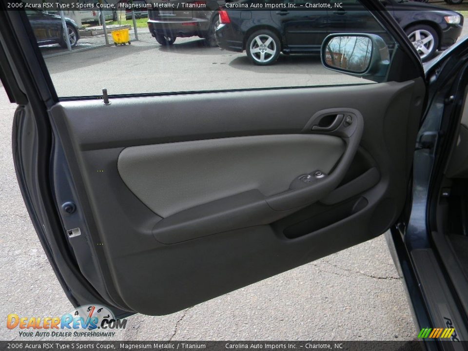 2006 Acura RSX Type S Sports Coupe Magnesium Metallic / Titanium Photo #17