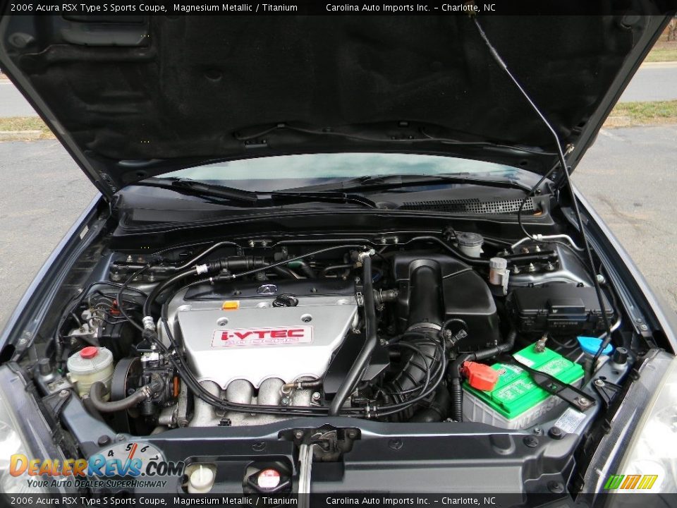 2006 Acura RSX Type S Sports Coupe Magnesium Metallic / Titanium Photo #25