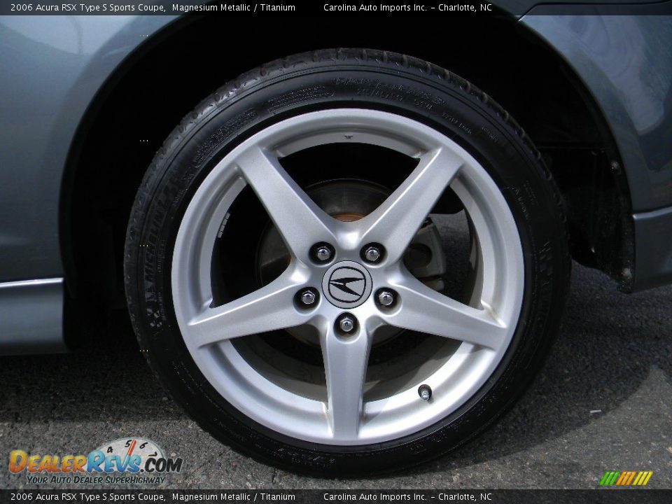 2006 Acura RSX Type S Sports Coupe Magnesium Metallic / Titanium Photo #26