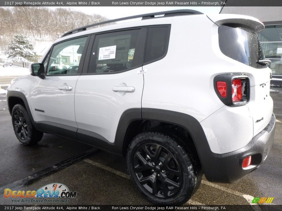 2017 Jeep Renegade Altitude 4x4 Alpine White / Black Photo #3