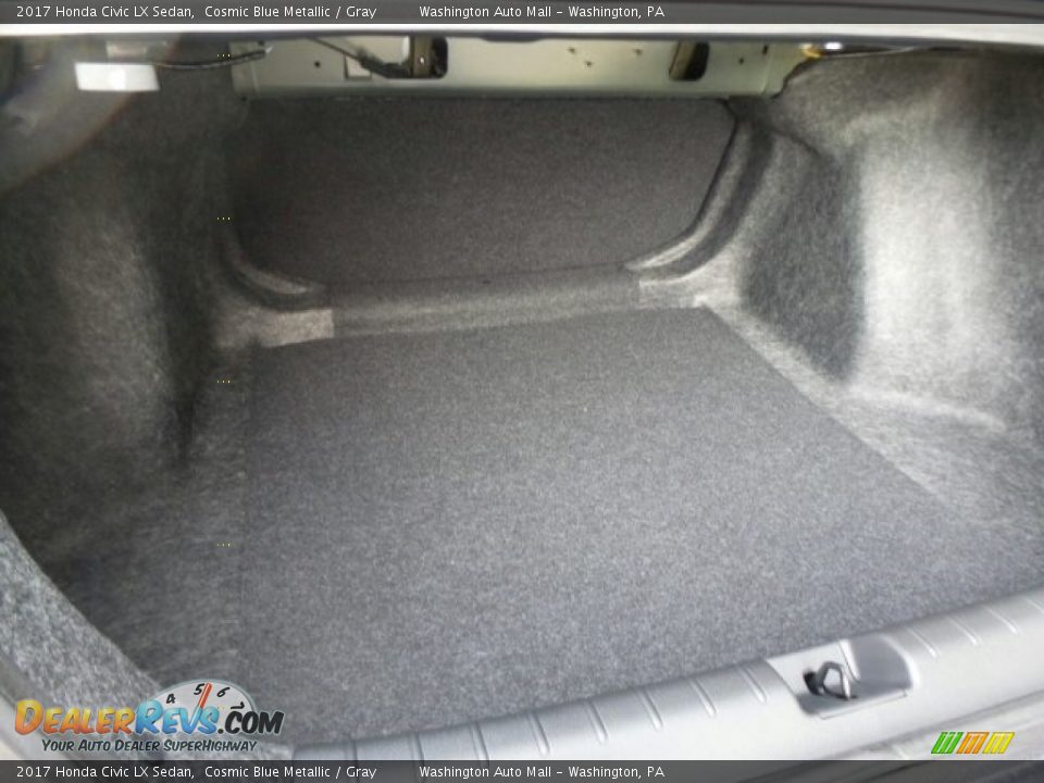 2017 Honda Civic LX Sedan Cosmic Blue Metallic / Gray Photo #12
