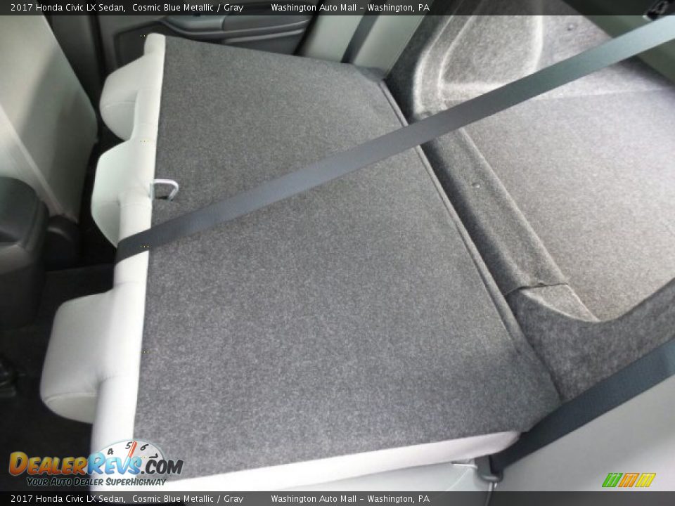 2017 Honda Civic LX Sedan Cosmic Blue Metallic / Gray Photo #13