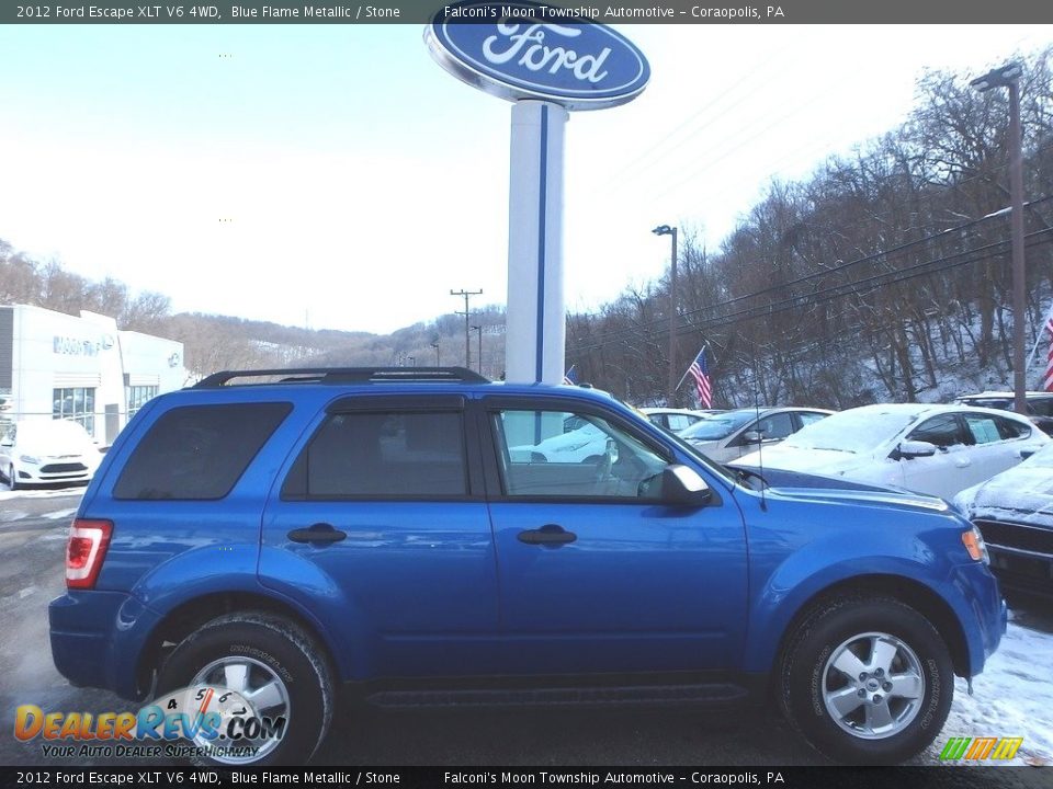 2012 Ford Escape XLT V6 4WD Blue Flame Metallic / Stone Photo #1