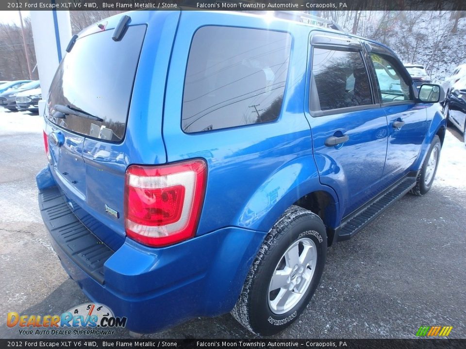 2012 Ford Escape XLT V6 4WD Blue Flame Metallic / Stone Photo #2