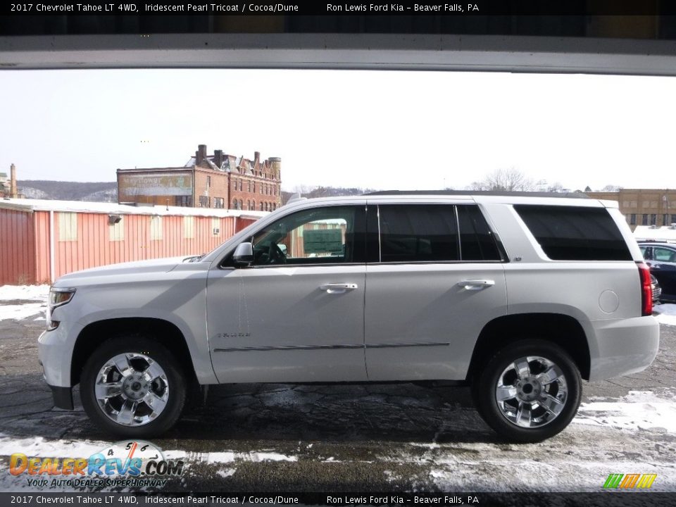 2017 Chevrolet Tahoe LT 4WD Iridescent Pearl Tricoat / Cocoa/Dune Photo #5