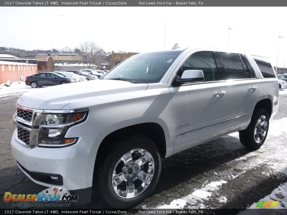 2017 Chevrolet Tahoe LT 4WD Iridescent Pearl Tricoat / Cocoa/Dune Photo #6