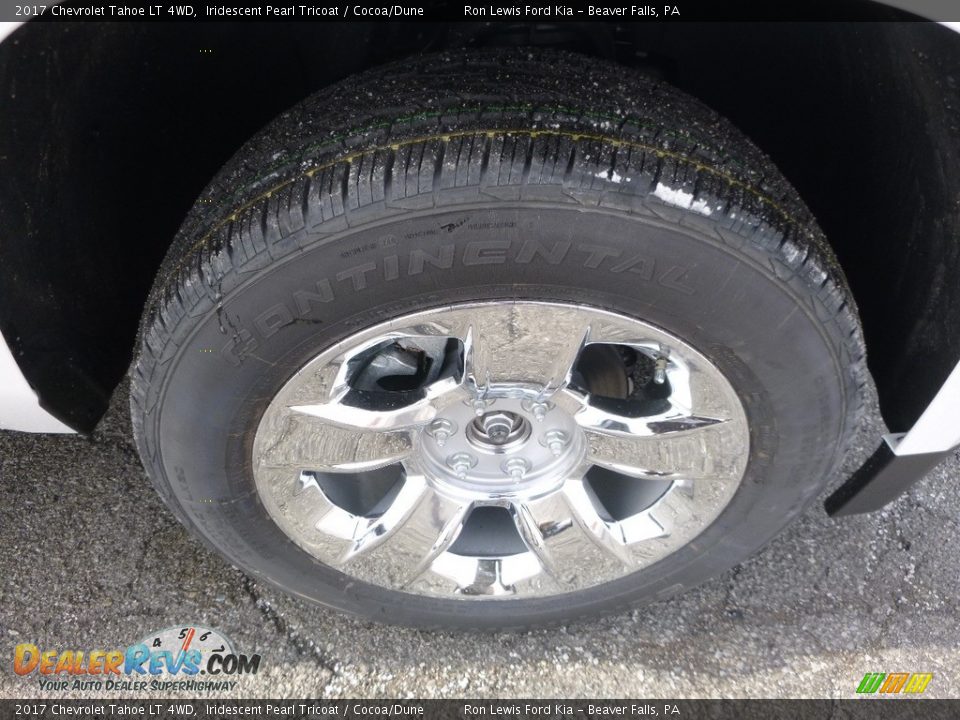 2017 Chevrolet Tahoe LT 4WD Iridescent Pearl Tricoat / Cocoa/Dune Photo #9
