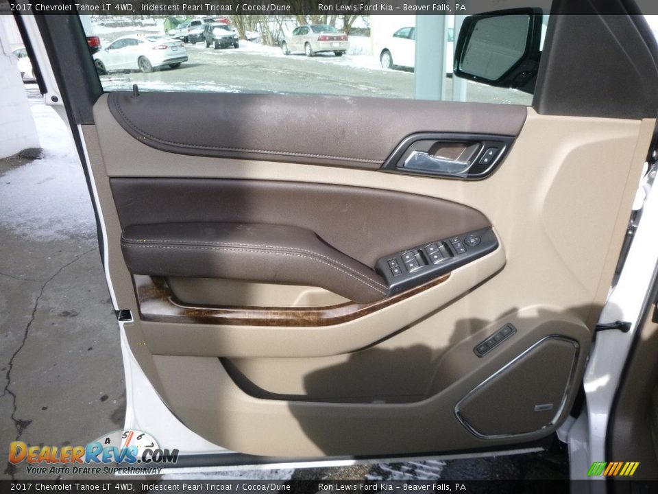 2017 Chevrolet Tahoe LT 4WD Iridescent Pearl Tricoat / Cocoa/Dune Photo #13