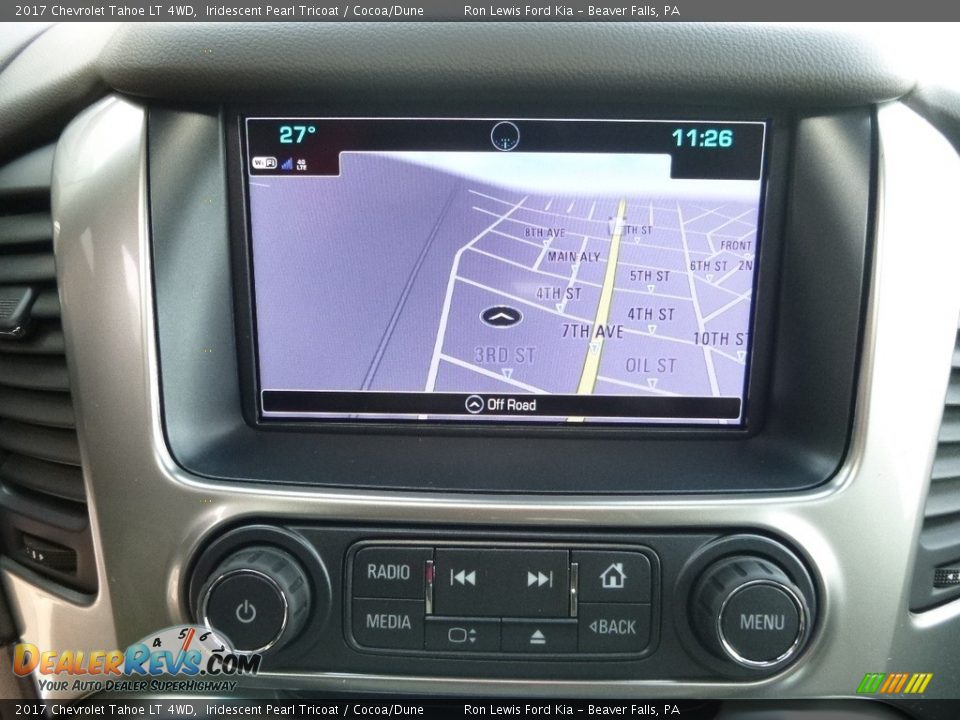 2017 Chevrolet Tahoe LT 4WD Iridescent Pearl Tricoat / Cocoa/Dune Photo #17