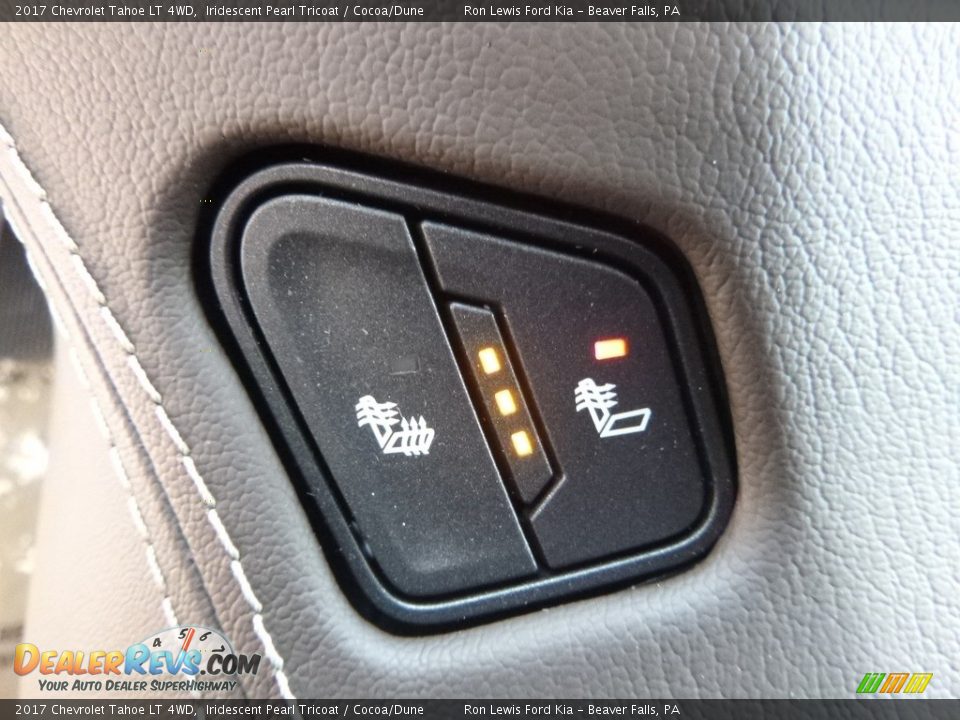 2017 Chevrolet Tahoe LT 4WD Iridescent Pearl Tricoat / Cocoa/Dune Photo #19