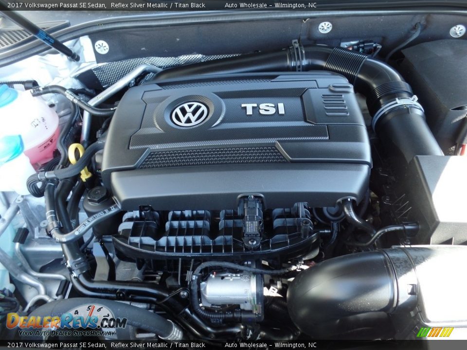 2017 Volkswagen Passat SE Sedan Reflex Silver Metallic / Titan Black Photo #6