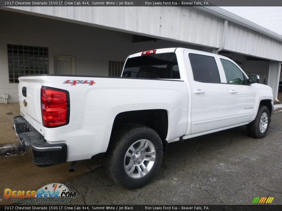 2017 Chevrolet Silverado 1500 LT Crew Cab 4x4 Summit White / Jet Black Photo #2