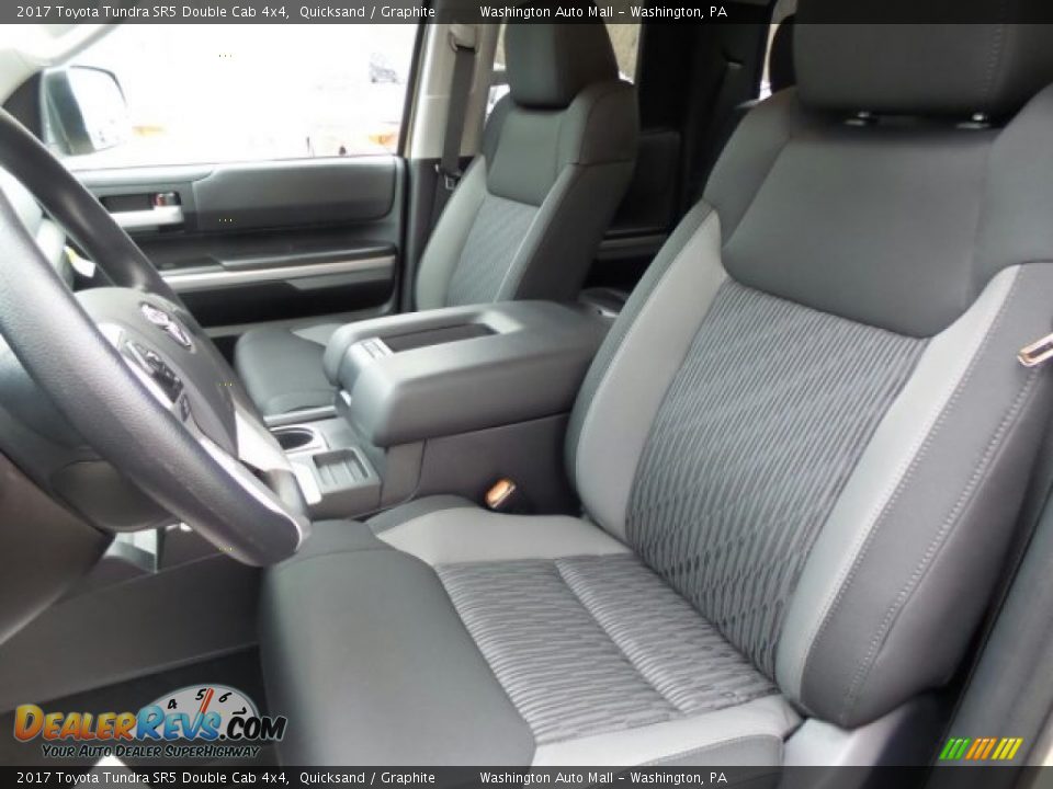 Front Seat of 2017 Toyota Tundra SR5 Double Cab 4x4 Photo #12