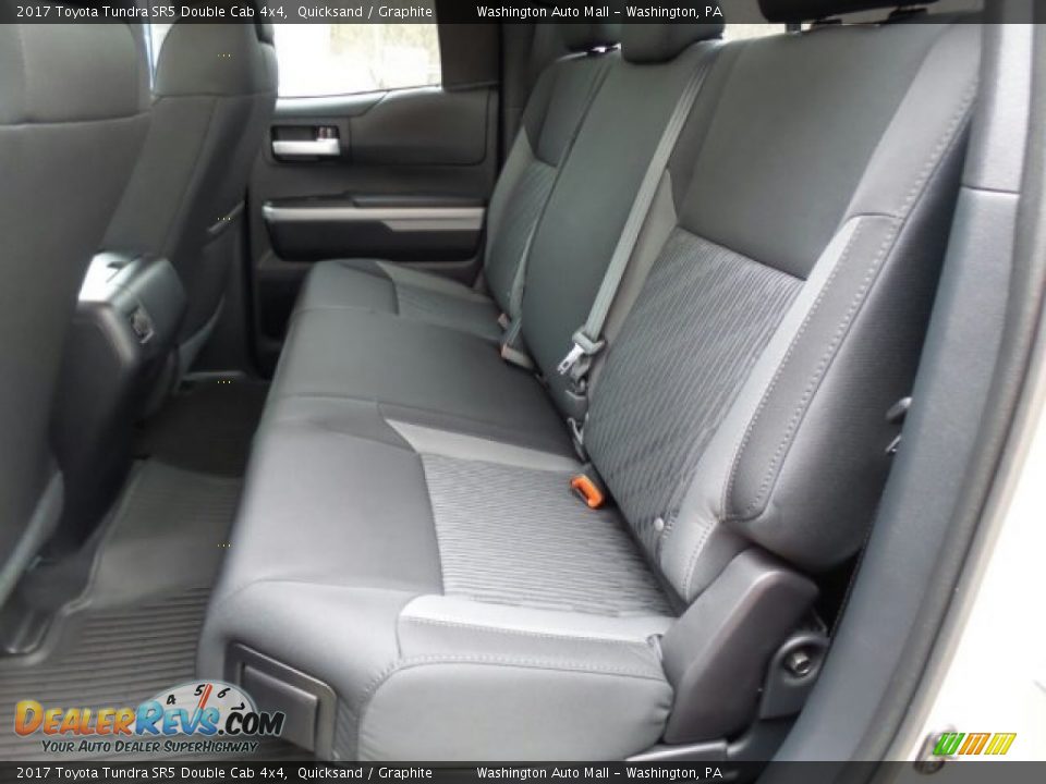 Rear Seat of 2017 Toyota Tundra SR5 Double Cab 4x4 Photo #13