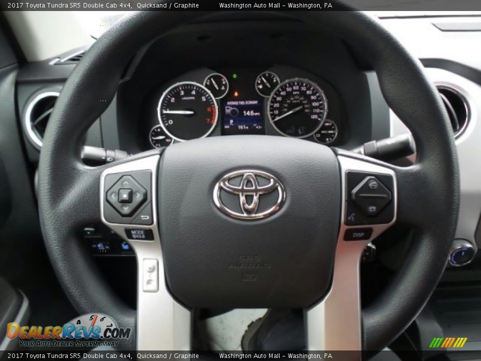 2017 Toyota Tundra SR5 Double Cab 4x4 Steering Wheel Photo #19