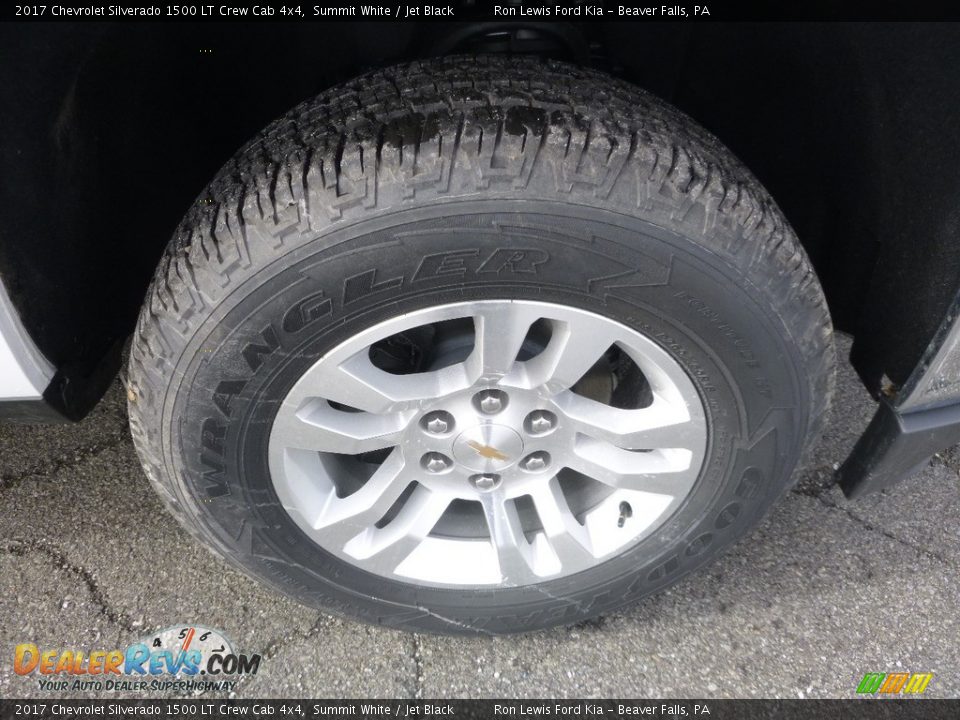 2017 Chevrolet Silverado 1500 LT Crew Cab 4x4 Summit White / Jet Black Photo #9
