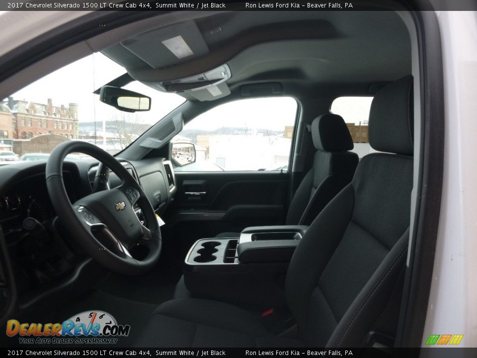 2017 Chevrolet Silverado 1500 LT Crew Cab 4x4 Summit White / Jet Black Photo #10