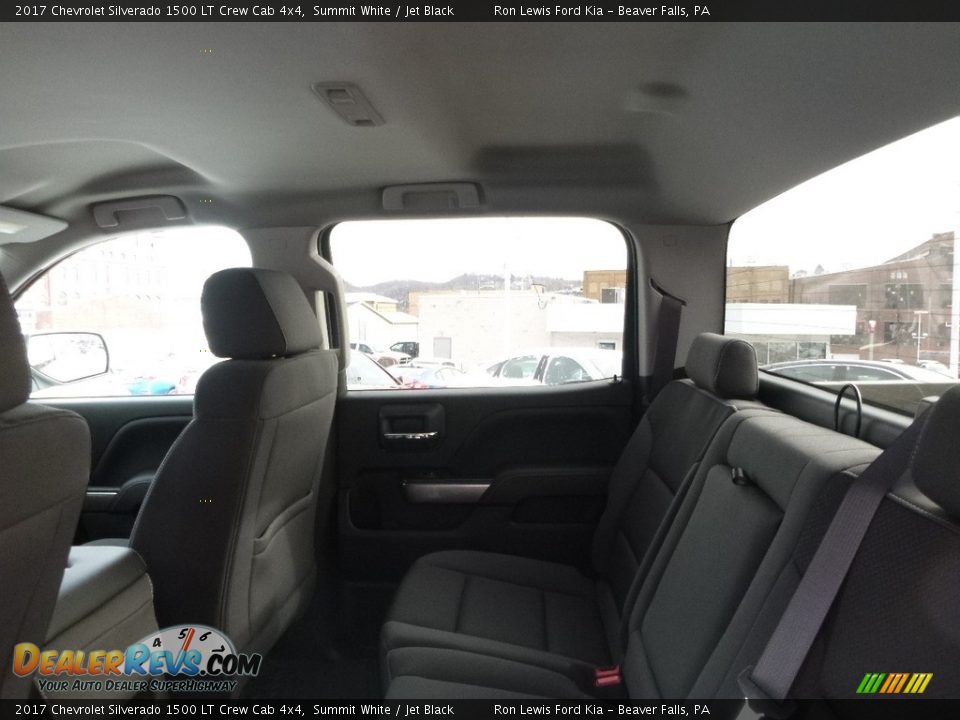 2017 Chevrolet Silverado 1500 LT Crew Cab 4x4 Summit White / Jet Black Photo #11