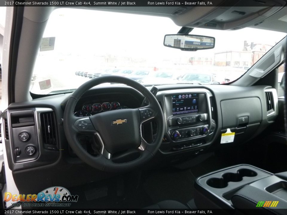 2017 Chevrolet Silverado 1500 LT Crew Cab 4x4 Summit White / Jet Black Photo #12