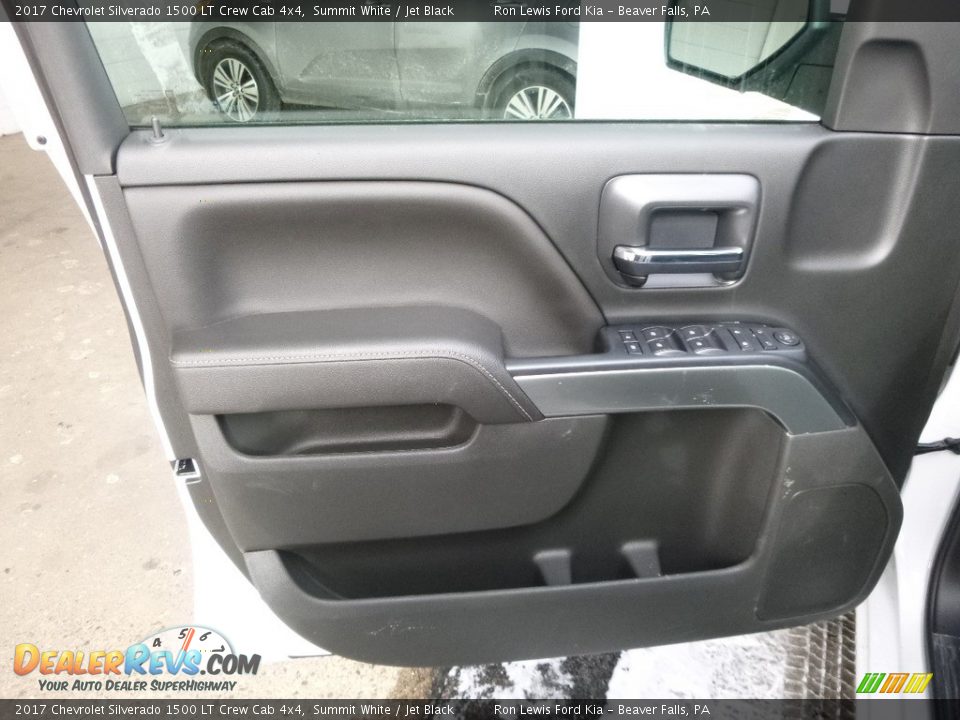 2017 Chevrolet Silverado 1500 LT Crew Cab 4x4 Summit White / Jet Black Photo #13