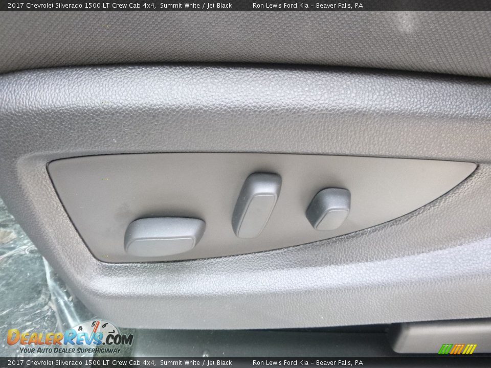 2017 Chevrolet Silverado 1500 LT Crew Cab 4x4 Summit White / Jet Black Photo #15