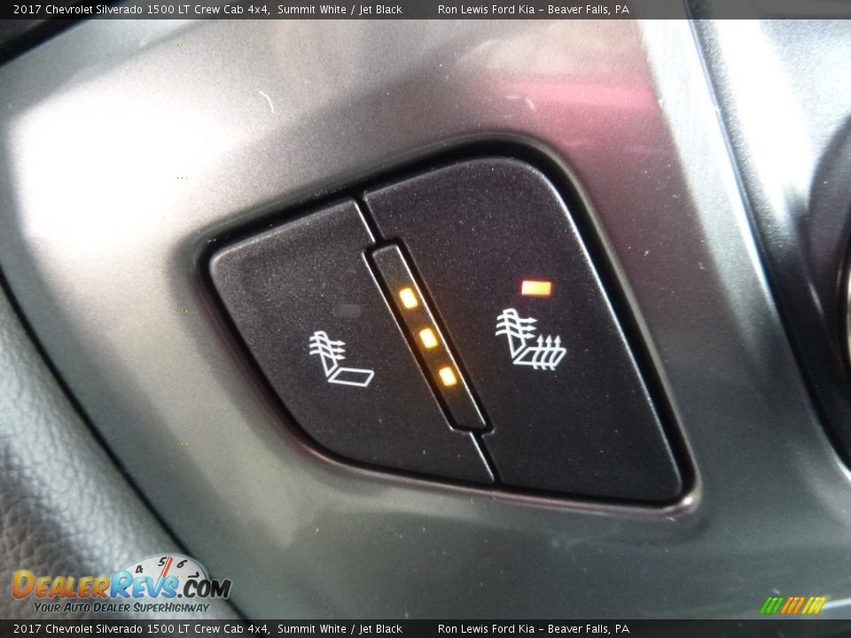 2017 Chevrolet Silverado 1500 LT Crew Cab 4x4 Summit White / Jet Black Photo #18