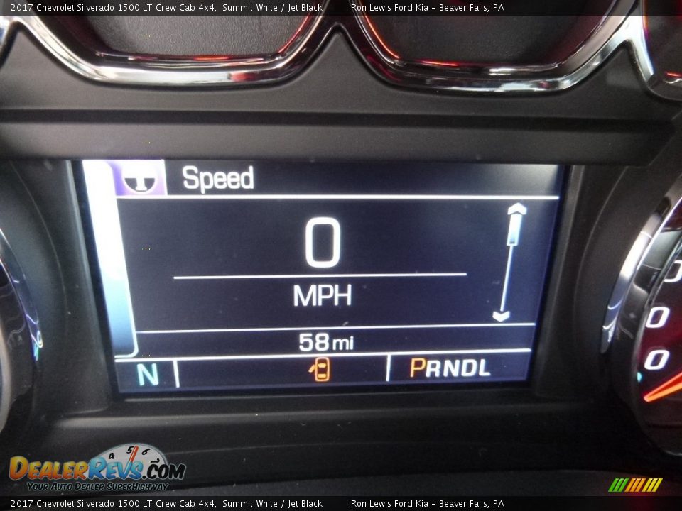 2017 Chevrolet Silverado 1500 LT Crew Cab 4x4 Summit White / Jet Black Photo #20