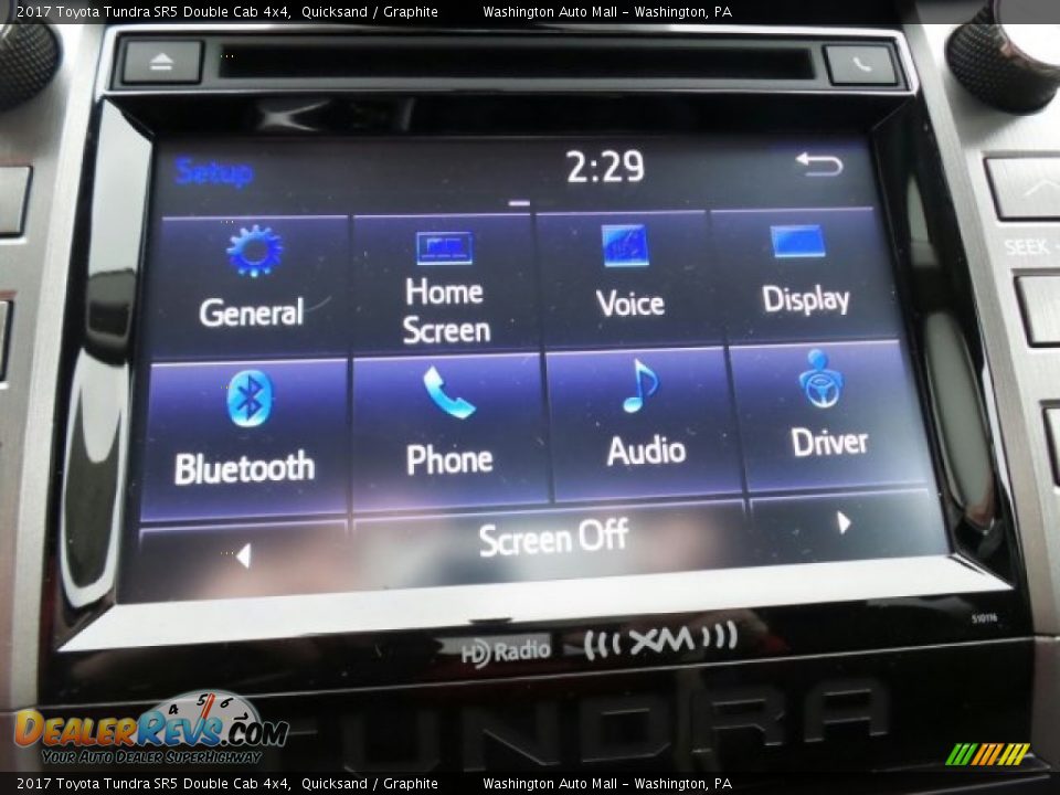 Controls of 2017 Toyota Tundra SR5 Double Cab 4x4 Photo #33