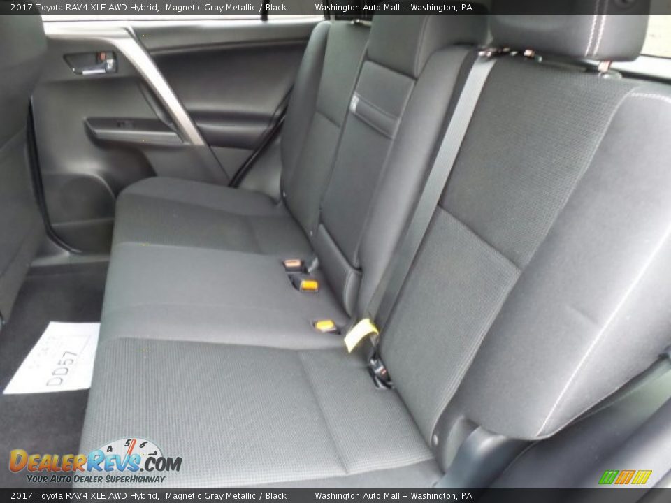 Rear Seat of 2017 Toyota RAV4 XLE AWD Hybrid Photo #13