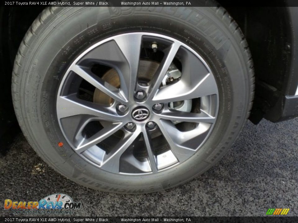 2017 Toyota RAV4 XLE AWD Hybrid Wheel Photo #3