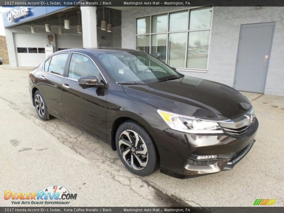 2017 Honda Accord EX-L Sedan Kona Coffee Metallic / Black Photo #1