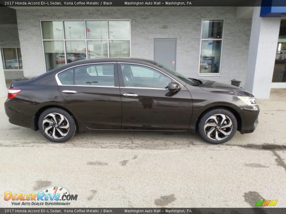 2017 Honda Accord EX-L Sedan Kona Coffee Metallic / Black Photo #2
