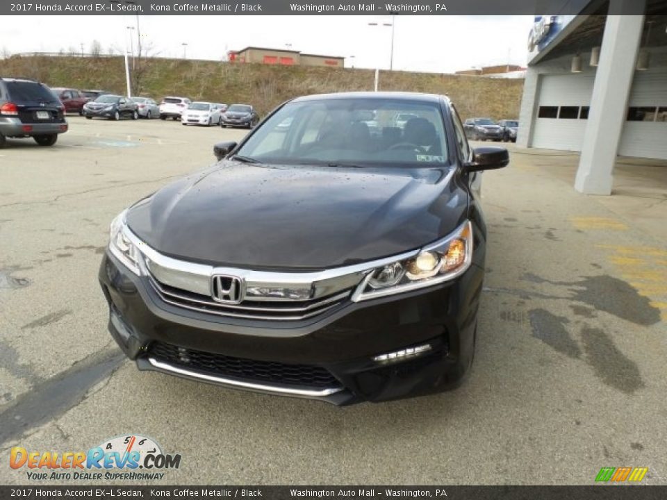 2017 Honda Accord EX-L Sedan Kona Coffee Metallic / Black Photo #4