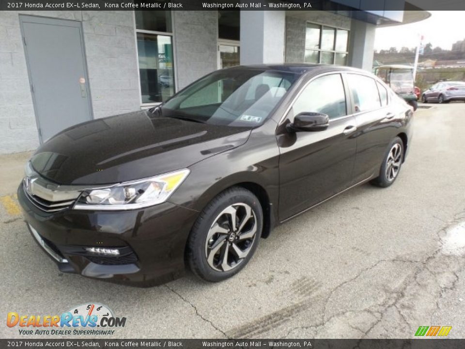 2017 Honda Accord EX-L Sedan Kona Coffee Metallic / Black Photo #5