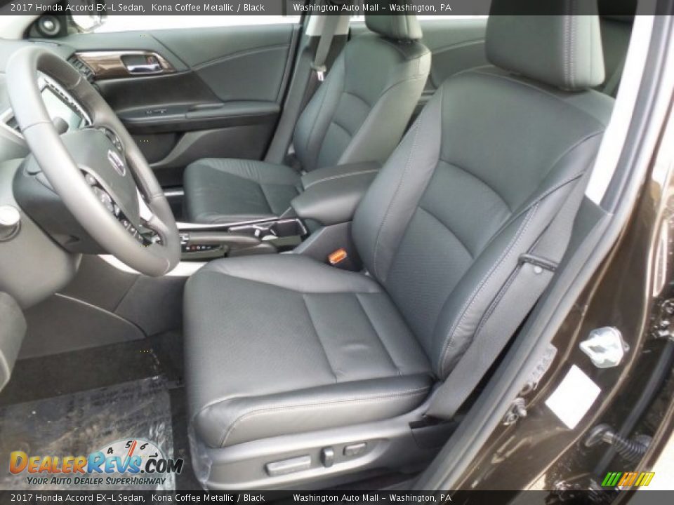 2017 Honda Accord EX-L Sedan Kona Coffee Metallic / Black Photo #10
