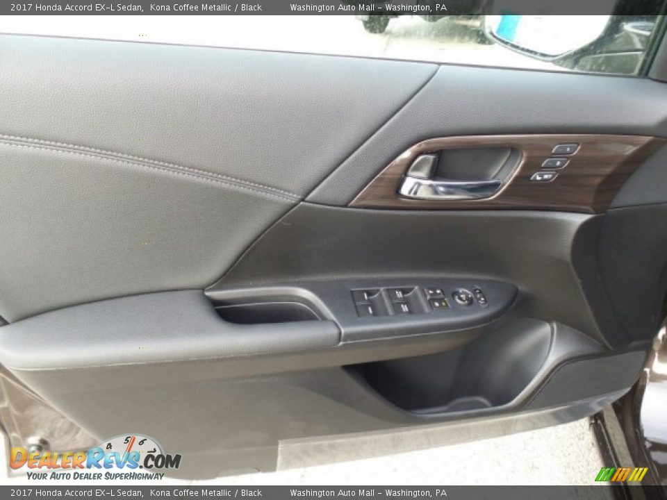 2017 Honda Accord EX-L Sedan Kona Coffee Metallic / Black Photo #14