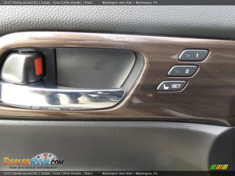 2017 Honda Accord EX-L Sedan Kona Coffee Metallic / Black Photo #16